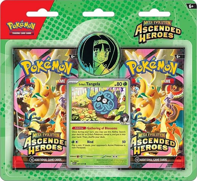Ascended Heroes 2-Pack Blister Collection: Erika's Tangela (EN)