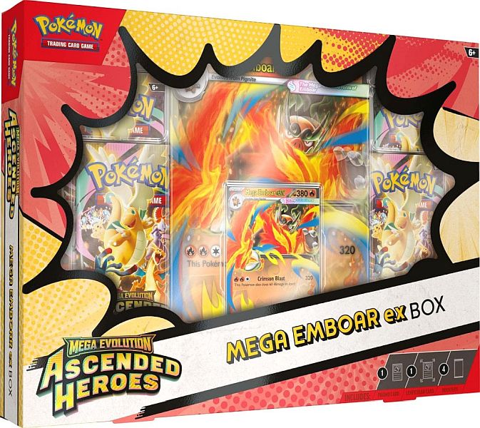 Ascended Heroes Mega Emboar EX Collection (EN)