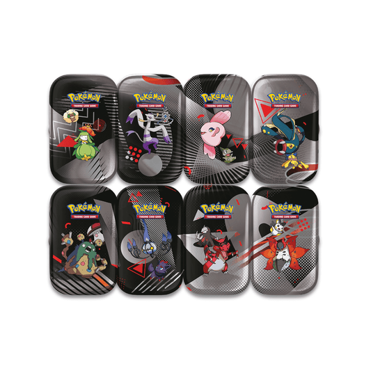 Black Bolt & White Flare Mini Tin !RANDOM ART! (EN)