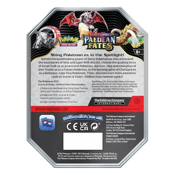 Paldean Fates Tin (EN)