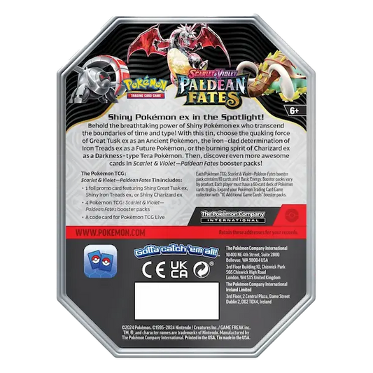Paldean Fates Tin (EN)