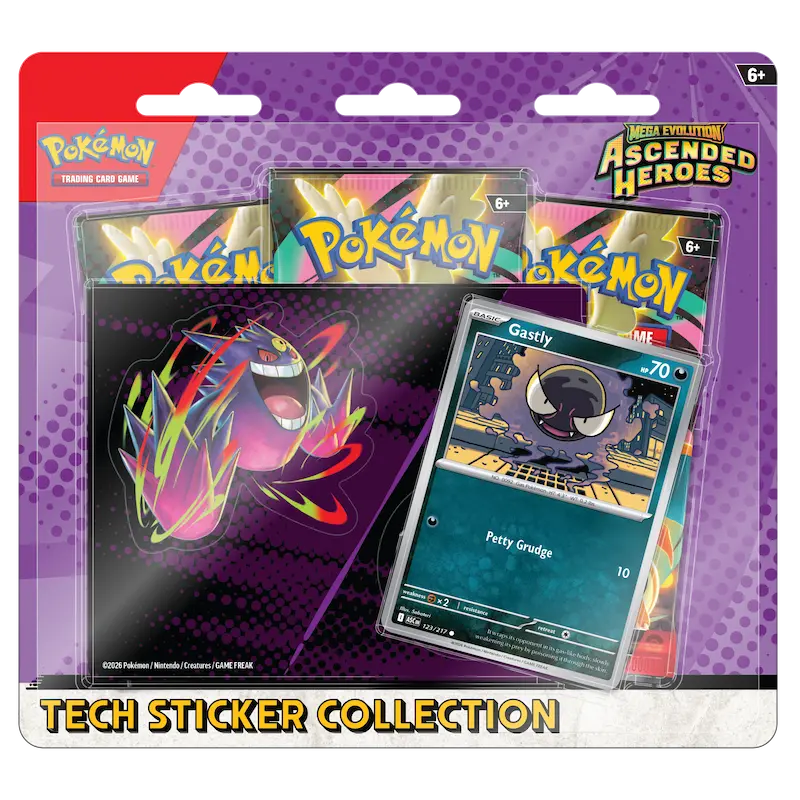 Ascended Heroes Tech Sticker Collection - Gastly (EN)