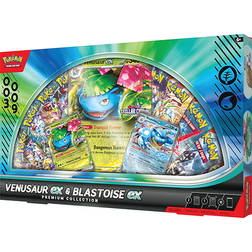 (LIVE) Venusaur & Blastoise Premium Collection box